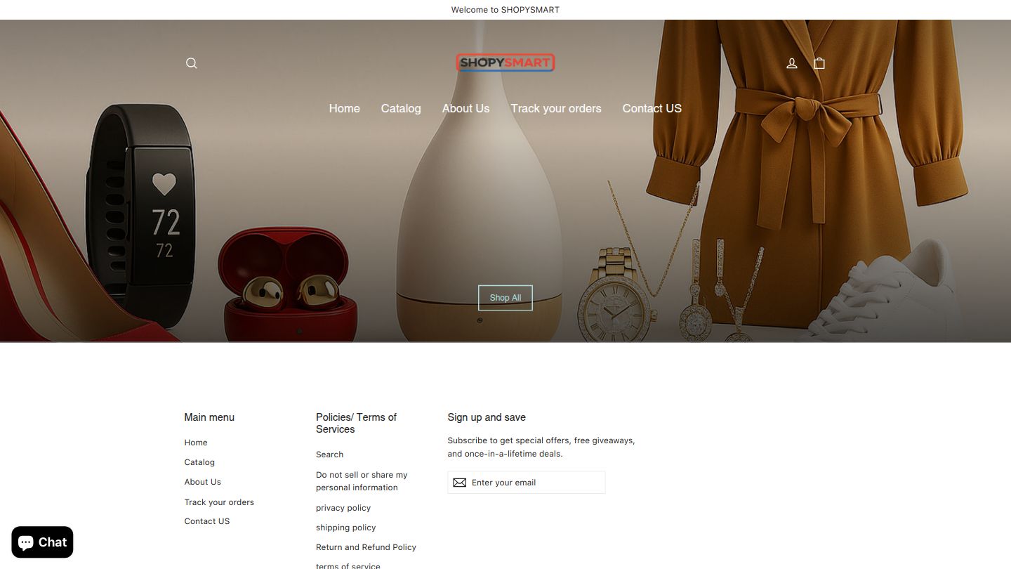 ShopySmart Shopify Store